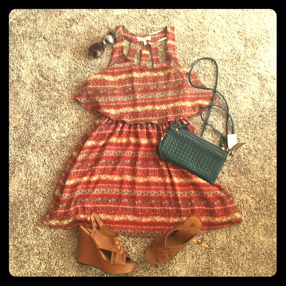 Boutique floral print dress